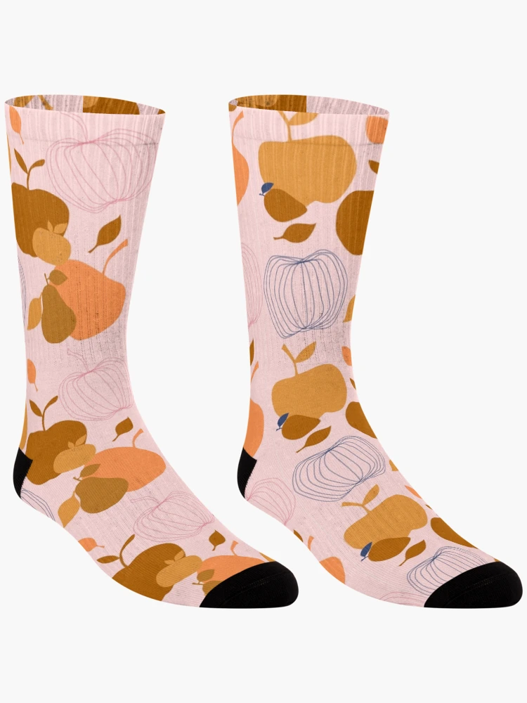 Thumbnail 3 of 5, Socks, Fall Pattern designed and sold by Apuru Paii.
