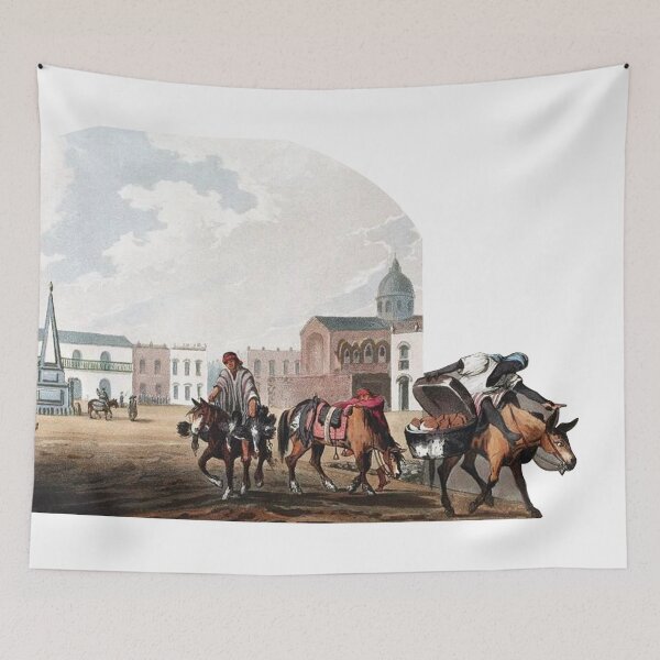 Item preview, Classical Art plaza buenos-ayres Sticker designed and sold by hop2swing.