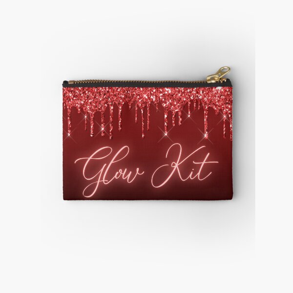 Item preview, Glow Kit in Red - Makeup Bag designed and sold by Glamgara.