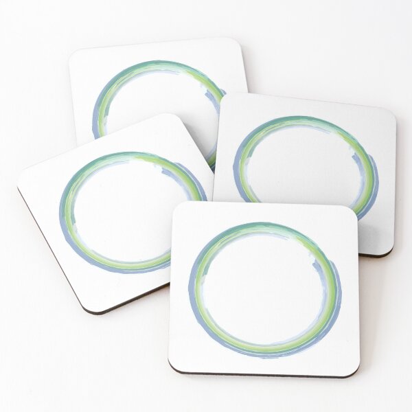 Item preview, Green Circle Water Colors Unity Violet Love Healing Peace Harmony Infinity designed and sold by DOM-Shop.