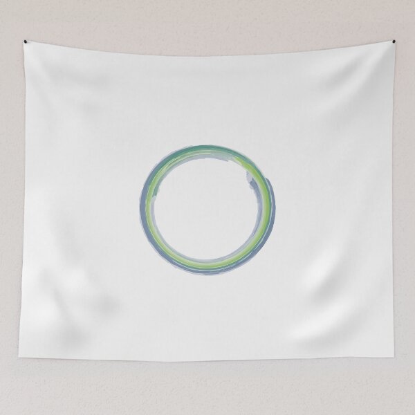 Item preview, Green Circle Water Colors Unity Violet Love Healing Peace Harmony Infinity designed and sold by DOM-Shop.