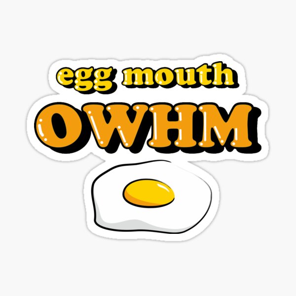 tubbo egg mouth owhm Sticker