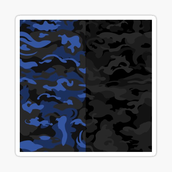 Navy Blue Camouflage Camo Pattern Insulated Tumbler with Lid