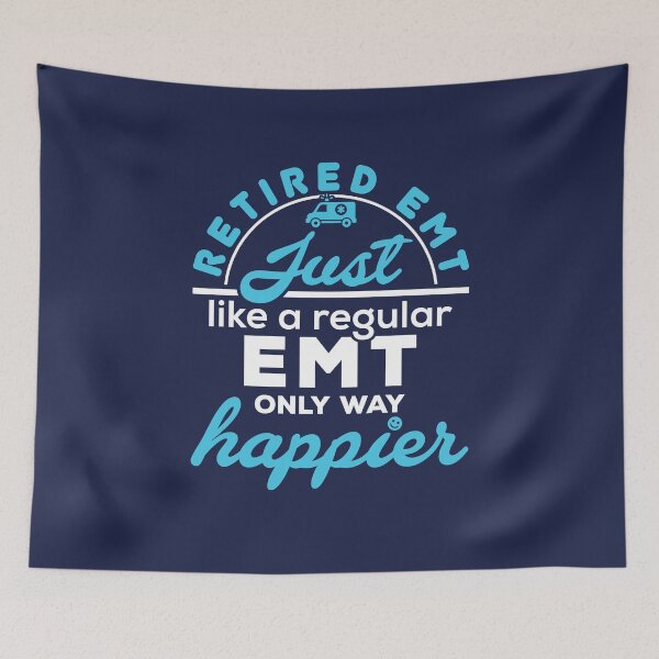 Item preview, Retired EMT EMS Paramedic Retirement Funny Saying Gifts designed and sold by jaygo.