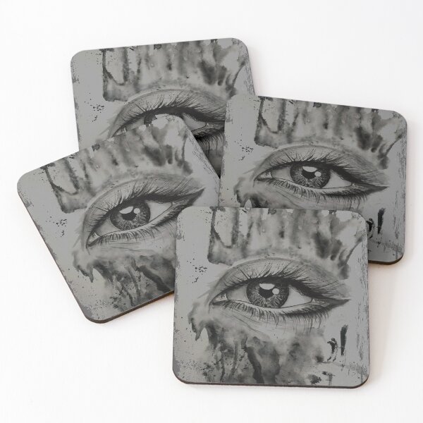 Item preview, eye watercolor namaste designed and sold by nemfisart.