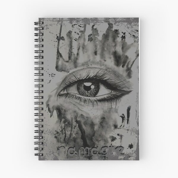 Item preview, eye watercolor namaste designed and sold by nemfisart.