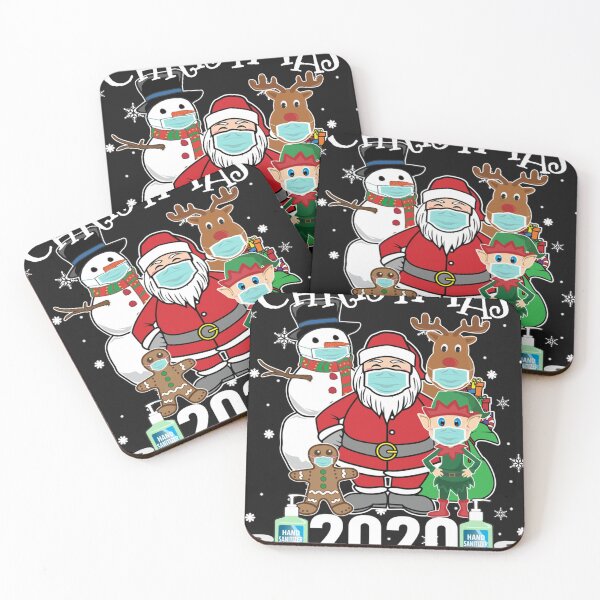 Item preview, Christmas 2020 Santa Claus and Friends wearing Mask designed and sold by Bonifacio07.