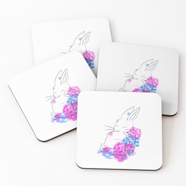 Item preview, Rabbit watercolor designed and sold by MeerkatArt.