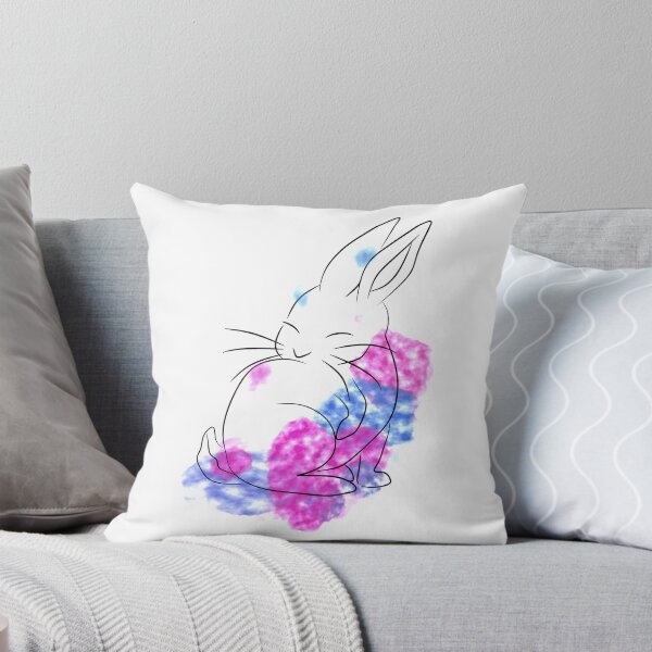 Item preview, Rabbit watercolor designed and sold by MeerkatArt.