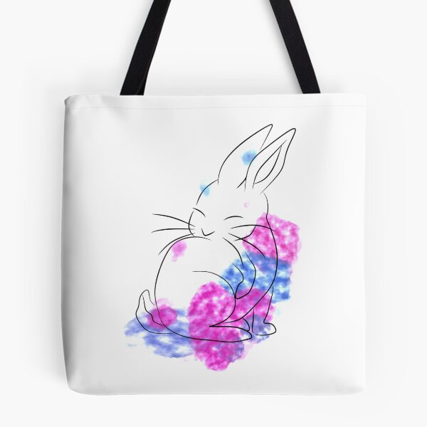 Item preview, Rabbit watercolor designed and sold by MeerkatArt.