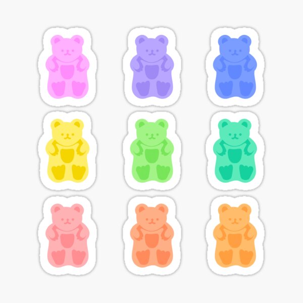 Gummy Bear Friends Sticker