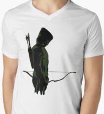 Green Arrow - Oliver Queen Men's V-Neck T-Shirt