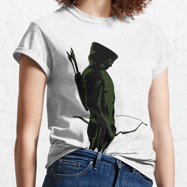 Green Archer with Arrow Classic T-Shirt