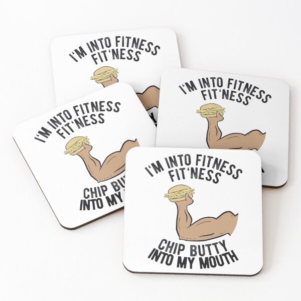 Item preview, Funny Chip Butty Sarcastic Workout Quote designed and sold by Dan66.