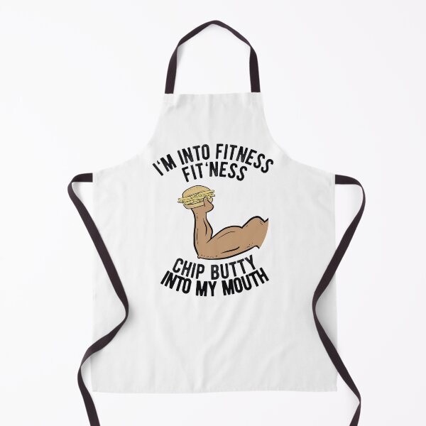 Item preview, Funny Chip Butty Sarcastic Workout Quote designed and sold by Dan66.