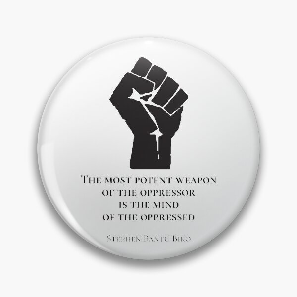 Item preview, A Fist, and a Steve Biko Quote on Oppression designed and sold by happycoders.