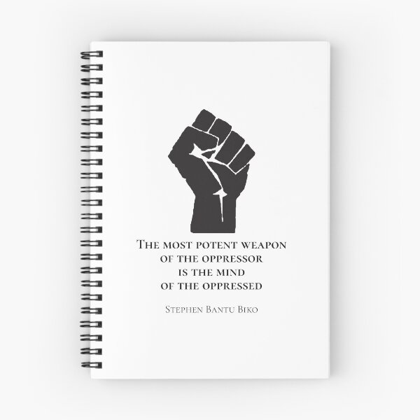 Item preview, A Fist, and a Steve Biko Quote on Oppression designed and sold by happycoders.