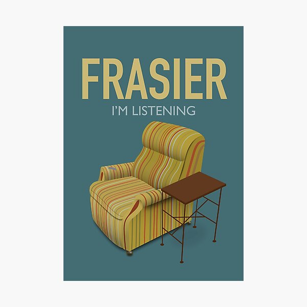 Frasier TV Series Poster  Photographic Print