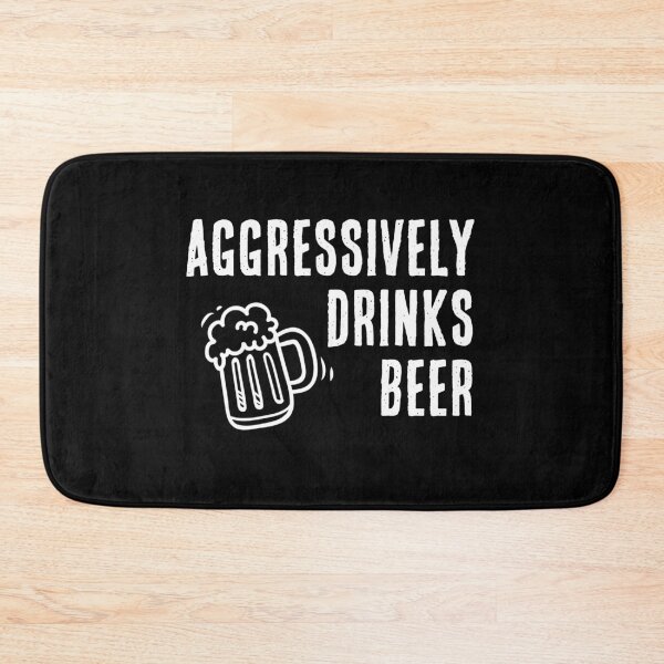 Item preview, Aggressively Drinks Beer designed and sold by PatternSquare.