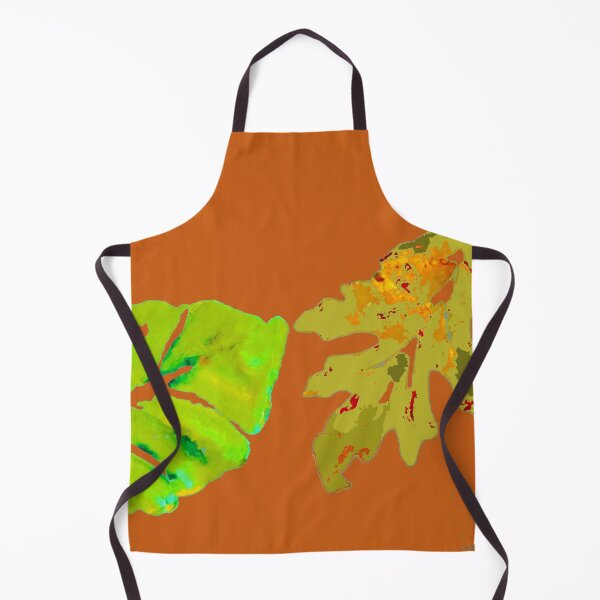 Item preview, Fall Leaves painting with orange background designed and sold by djrunnels.