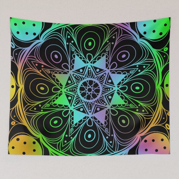 Item preview, Neon mandala designed and sold by Stacia Boyd.