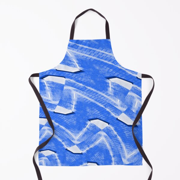 Item preview, Waves of Blue and White Fashion Design  designed and sold by Lynn  Marie Sharp.