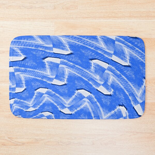 Item preview, Waves of Blue and White Fashion Design  designed and sold by Lynn  Marie Sharp.