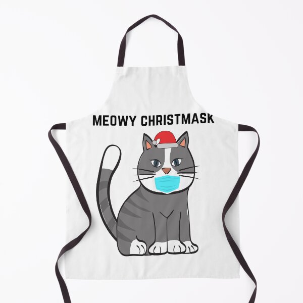 Item preview, Meowy Christmask funny christmas cat designed and sold by OneTimeEngineer.