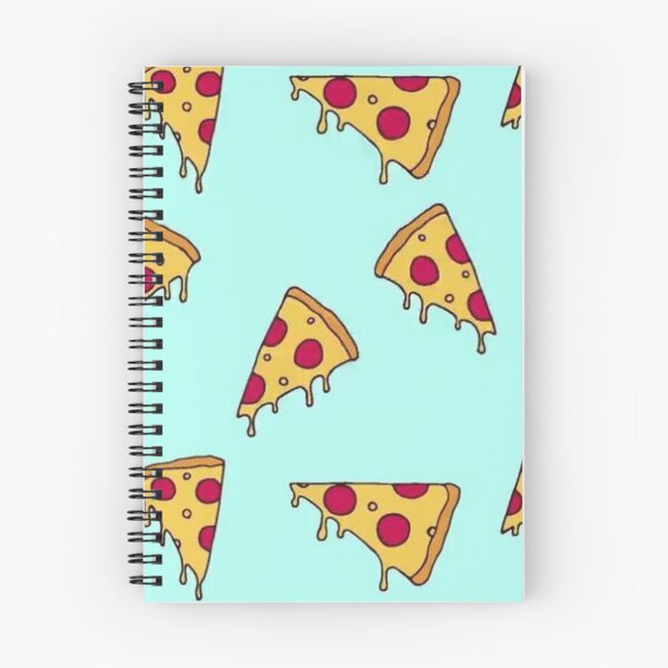 Item preview, pizza pattern blue background designed and sold by FATIB.