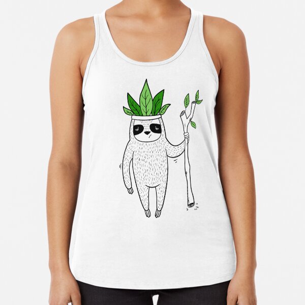 King of Sloth Racerback Tank Top