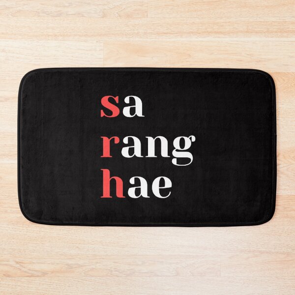 Item preview, korean word saranghae I love you designed and sold by arorar.