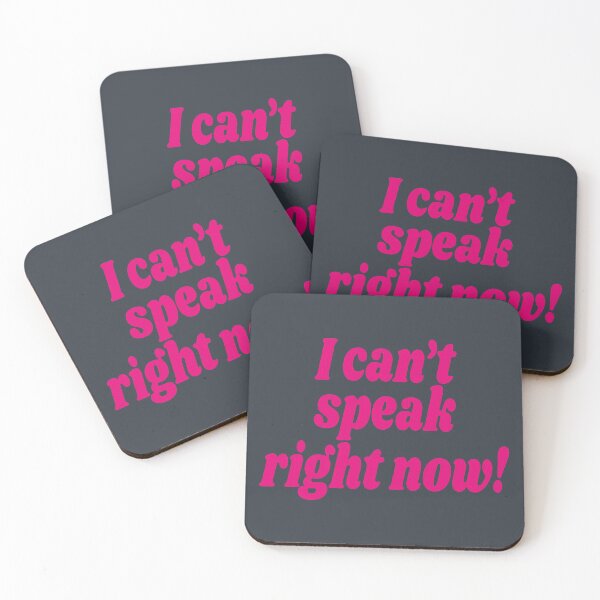Item preview, I Can't Speak Right Now (Funny Sarcastic Quote) designed and sold by SassyClassyMe.