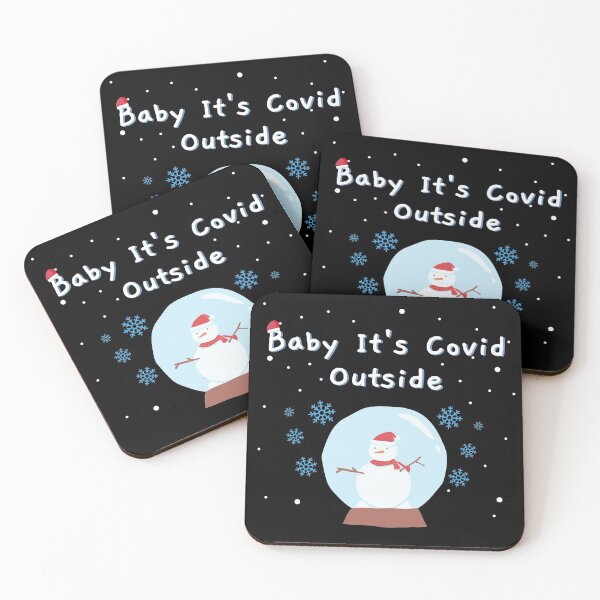 Item preview, Baby It's Covid Outside. Funny Christmas Gift, Covid holiday humor. designed and sold by PrettyAmazing.