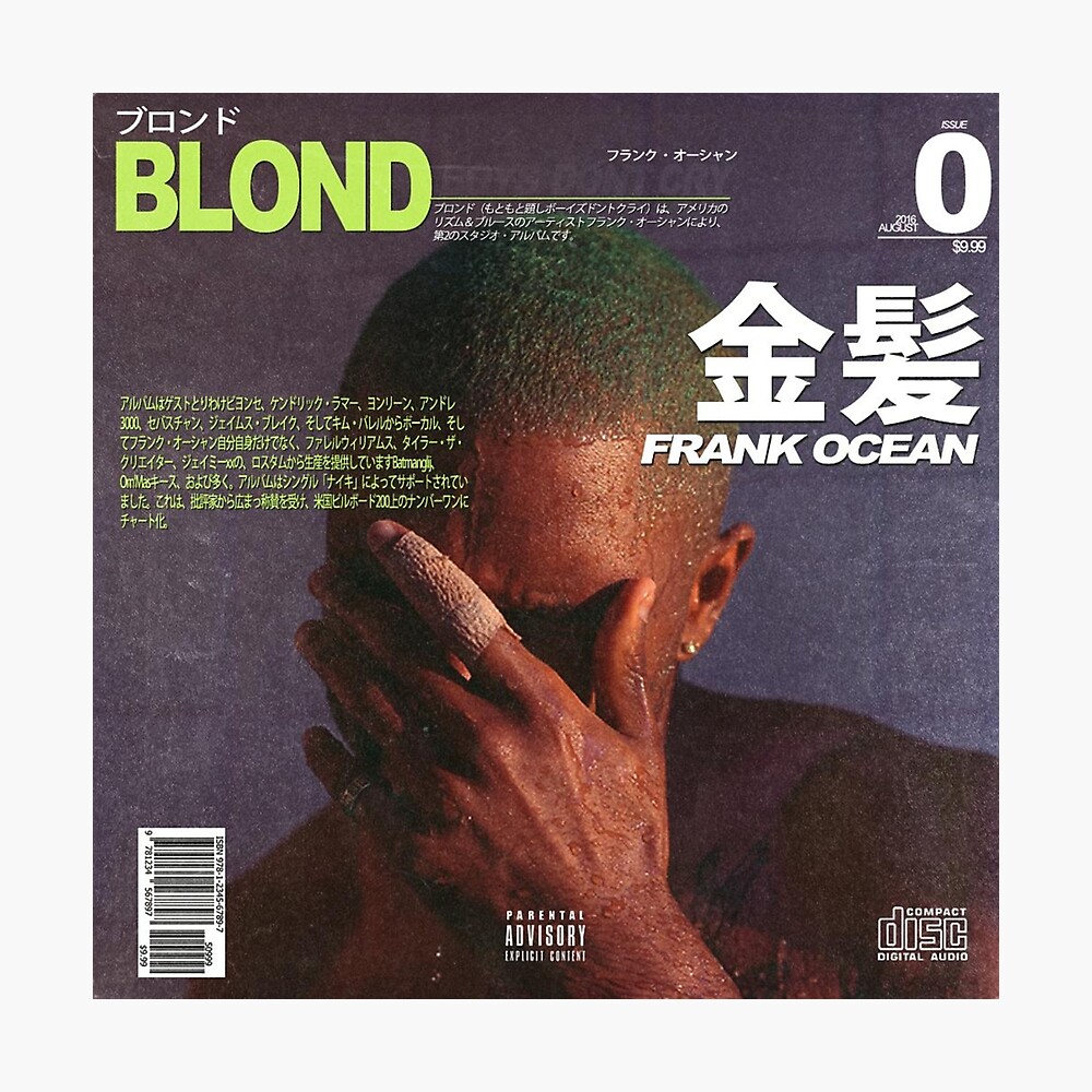 Frank Ocean Blond 15 Poster By Tedfdo Redbubble