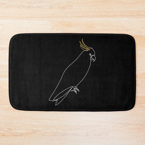 Item preview, Citron-Crested Cockatoo One Line Drawing designed and sold by CamilleIllus.