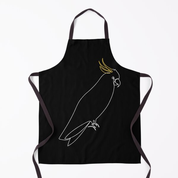 Item preview, Citron-Crested Cockatoo One Line Drawing designed and sold by CamilleIllus.