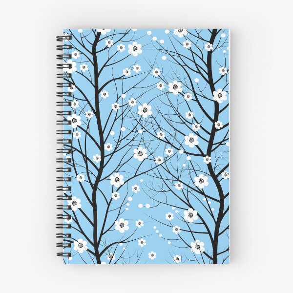 Item preview, Blue floral pattern, Japan style white flowers  designed and sold by edgalum.