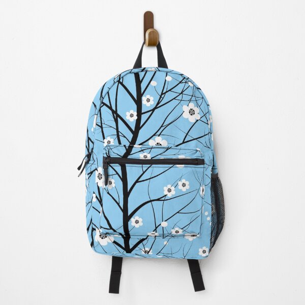 Item preview, Blue floral pattern, Japan style white flowers designed and sold by edgalum.