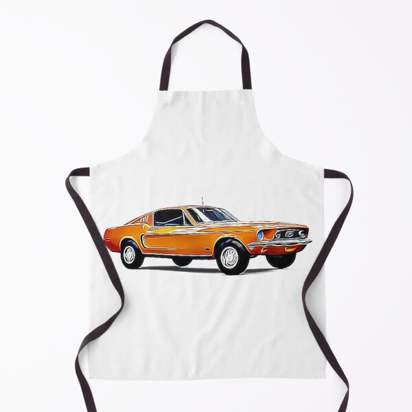 Item preview, 69 Mustang Fastback Cartoon designed and sold by Auto-Prints.