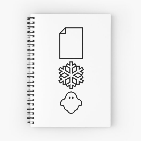Item preview, Paper... Snow... A ghost! designed and sold by sammich96.