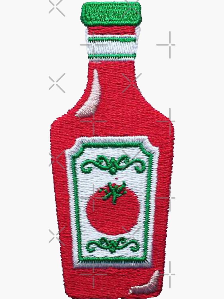 "Ketchup Sticker" Sticker for Sale by designolo Redbubble