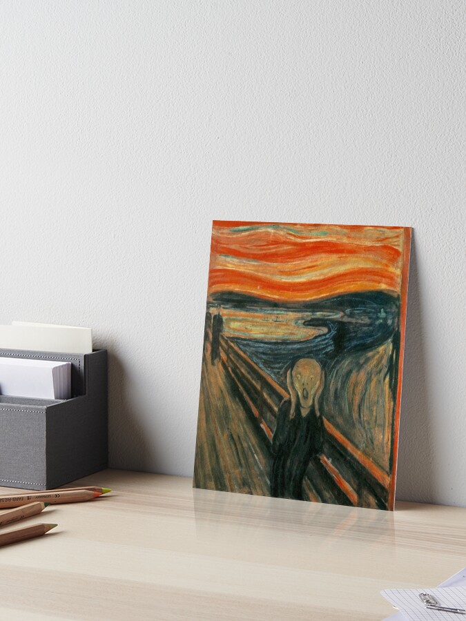  Scream Art Panel Art Poster Interior Edvard Munch