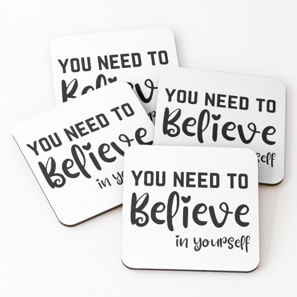 Item preview, Believe in yourself inspirational quotes designed and sold by OneTimeEngineer.