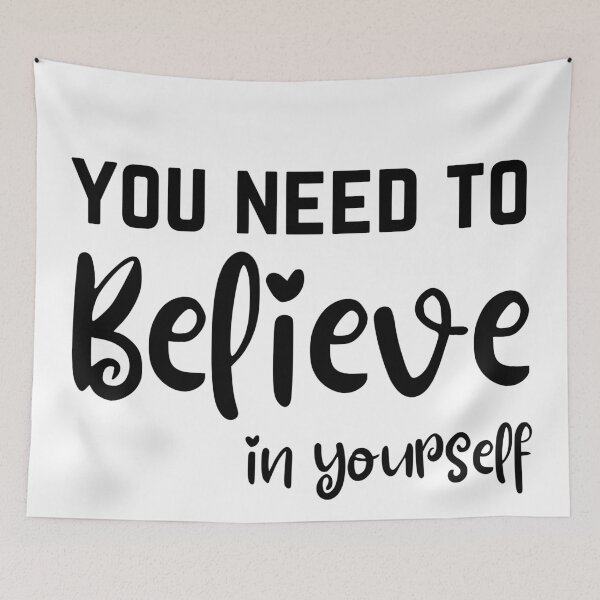 Item preview, Believe in yourself inspirational quotes designed and sold by OneTimeEngineer.