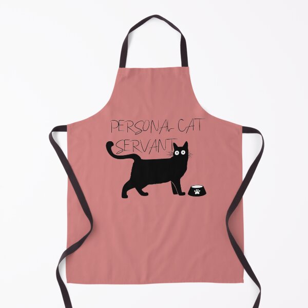 Item preview, funny black cat personal cat servant cat lover gift designed and sold by hadlamcom.