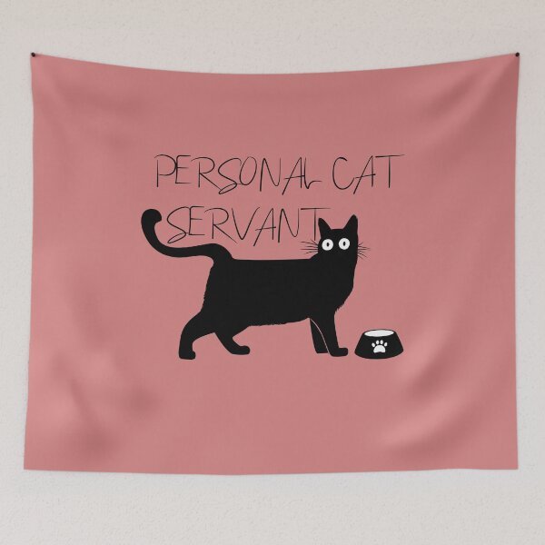 Item preview,  funny black cat personal cat servant cat lover gift designed and sold by hadlamcom.