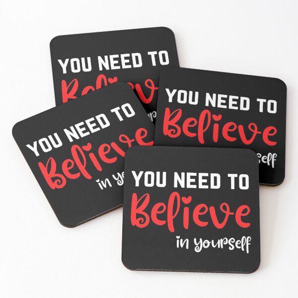 Item preview, Believe in yourself inspirational quotes designed and sold by OneTimeEngineer.