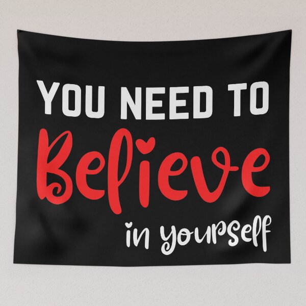Item preview, Believe in yourself inspirational quotes designed and sold by OneTimeEngineer.