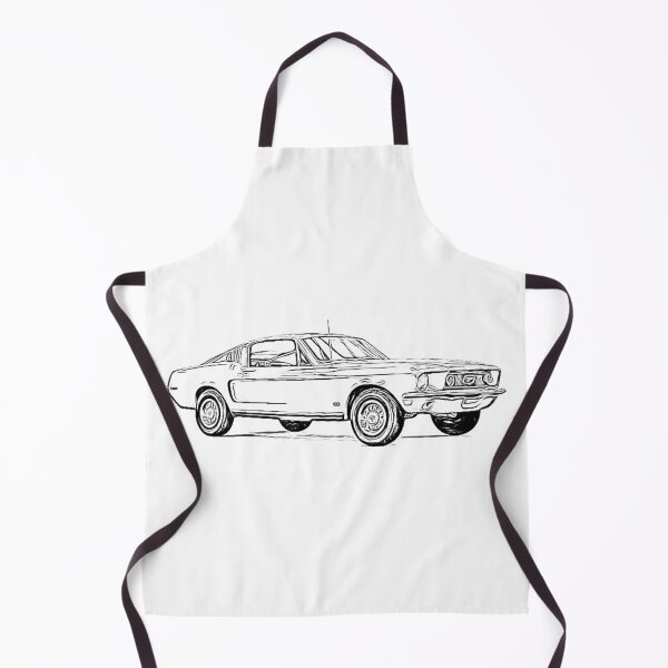 Item preview, 69 Mustang Fastback Wireframe designed and sold by Auto-Prints.