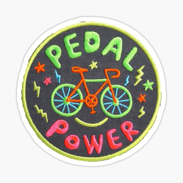 Pedal Power Sticker Sticker